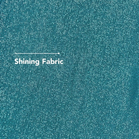 NWT CUPSHE One Piece Plunging Ruched O-Ring Cheeky High Cut Sparking Lurex - Picture 3 of 10